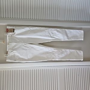Levi's 711 skinny jeans white